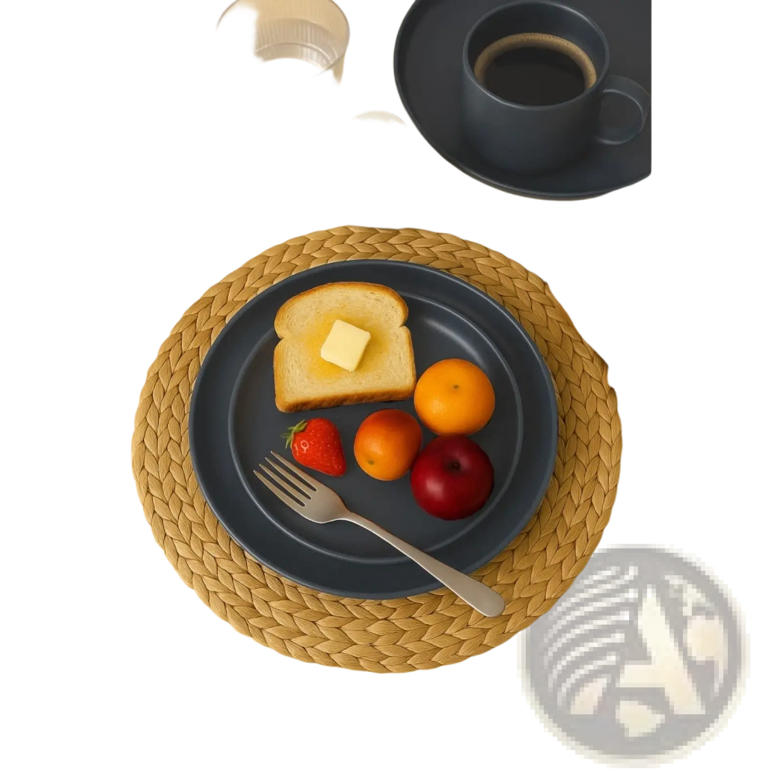 12-piece Stoneware Dinnerware Set Matte Glaze Service for 3