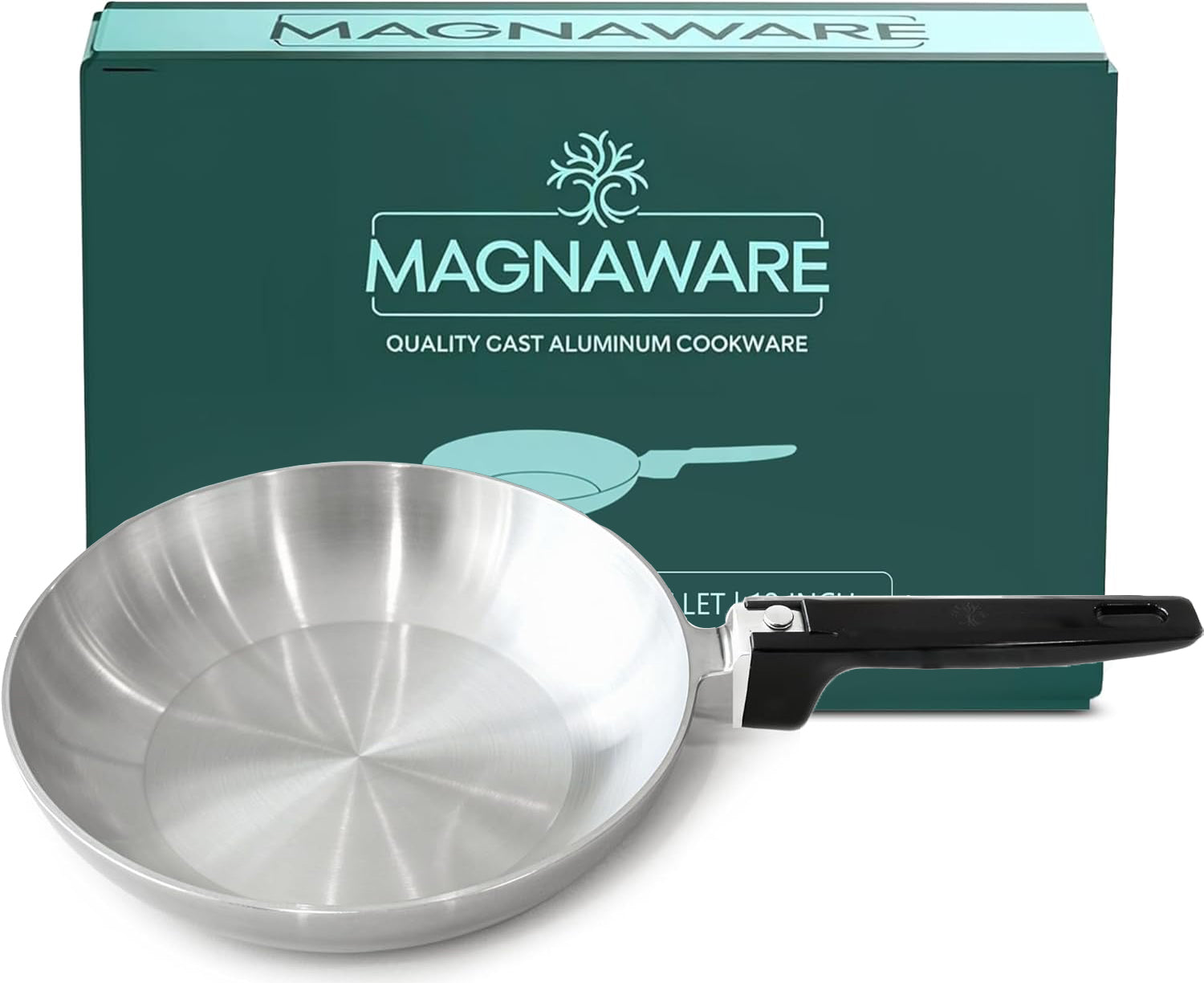 11-Inch Chef Skillet – Quick & Even Heat Distribution – Lightweight Cast Aluminum
