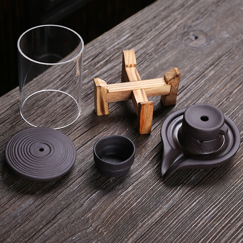 Handmade Ceramic Incense Burner Smoke Waterfall Backflow Feng Shui Decoration