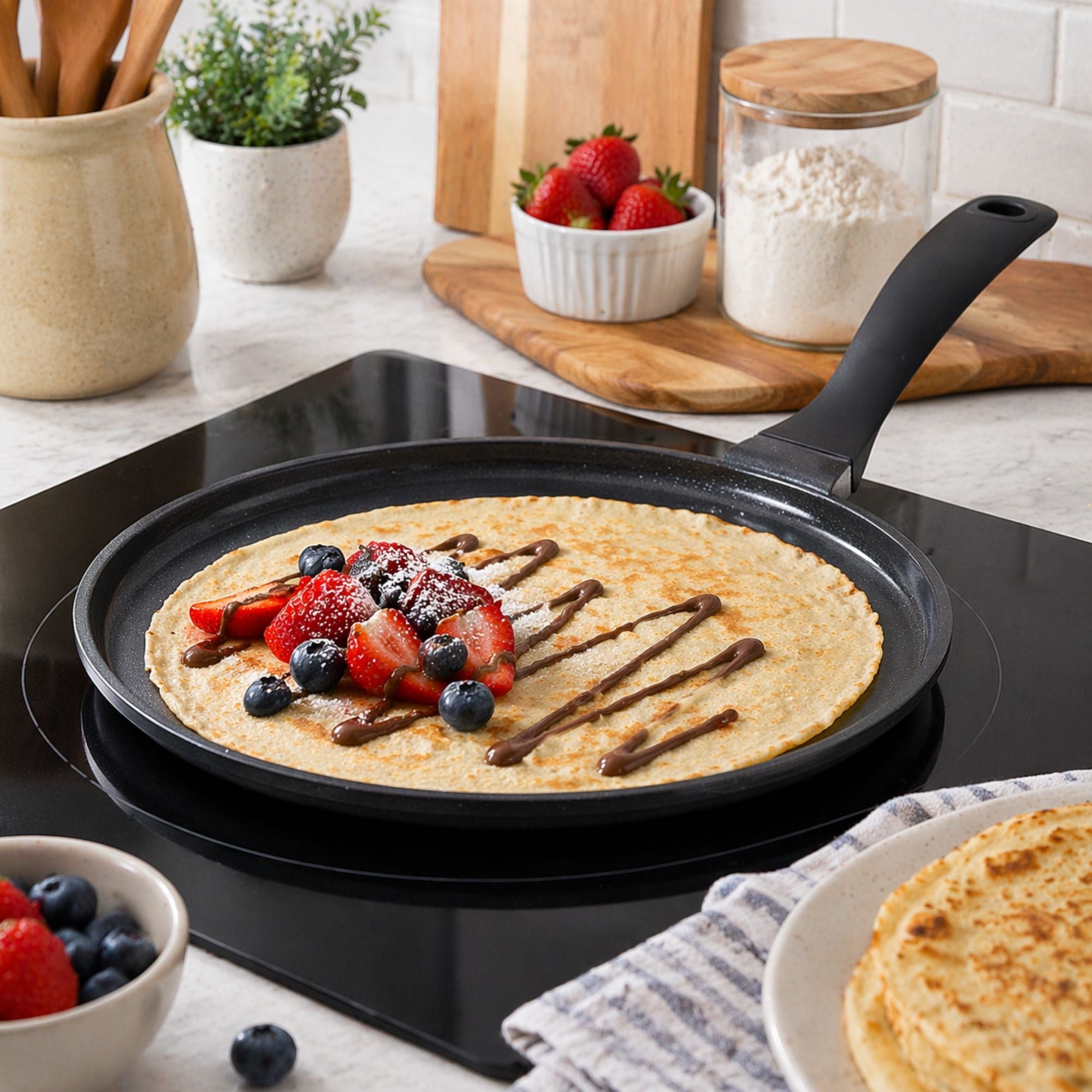 Ceramic Nonstick Crepe & Egg Pan, 11"