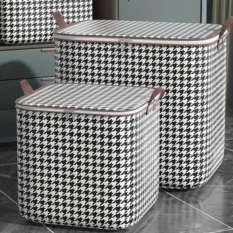 2-Pack: Quilt Storage Bag Organizer Non-woven Dustproof Foldable