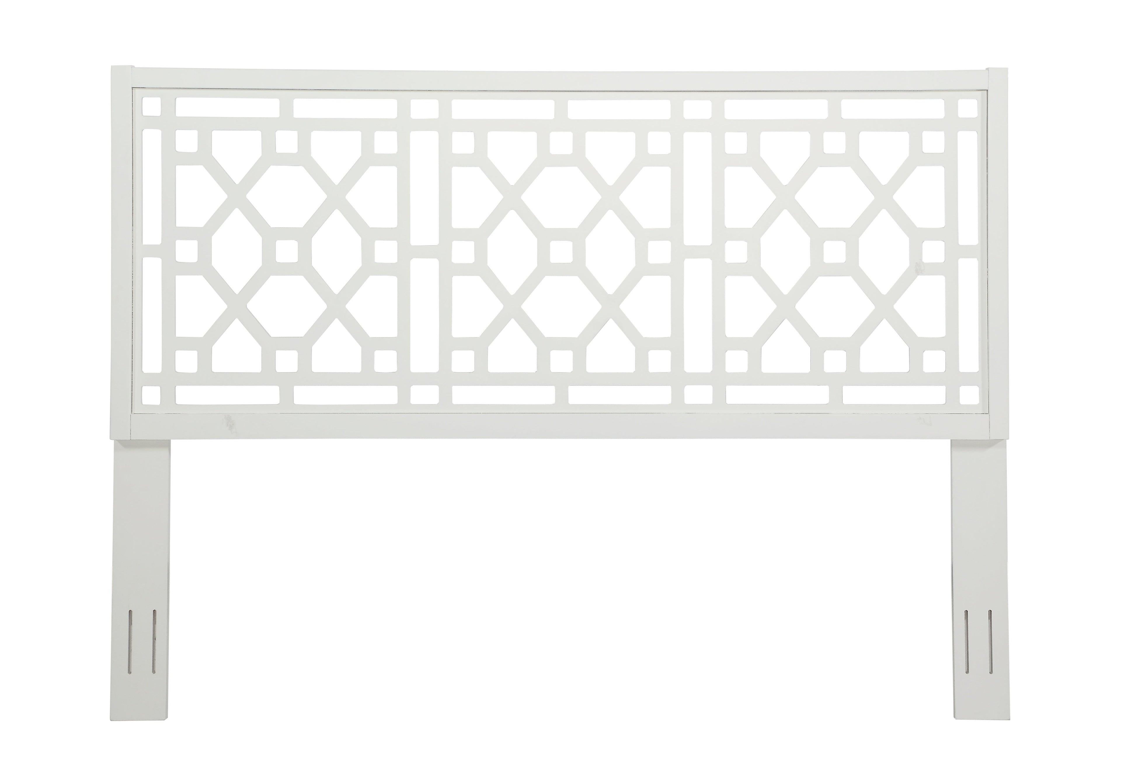 Tabor Chippendale White Headboard