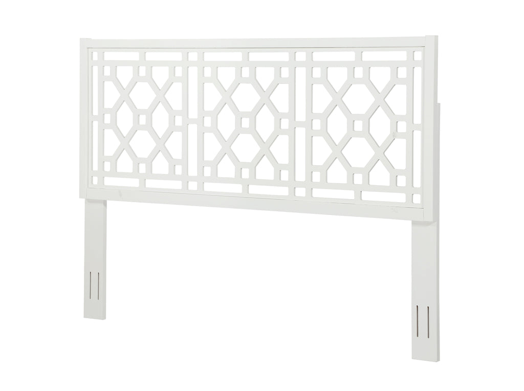 Tabor Chippendale White Headboard