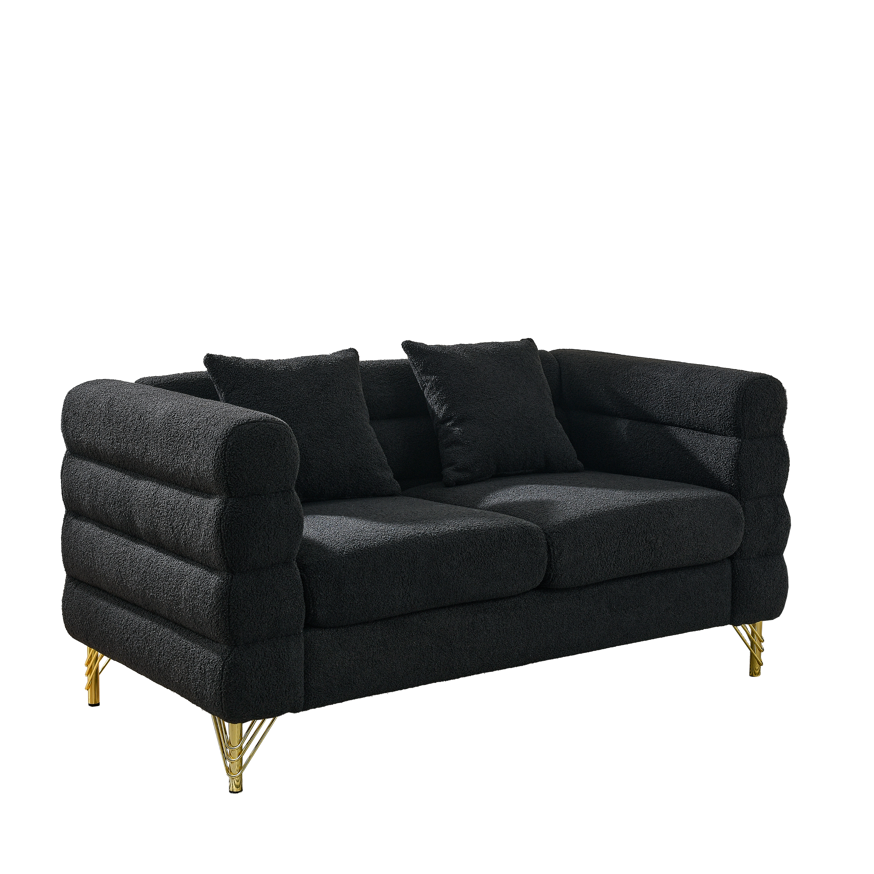 60-Inch Oversized 2-Seater Sectional Sofa