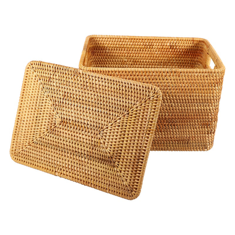 Handmade Rattan Storage Basket