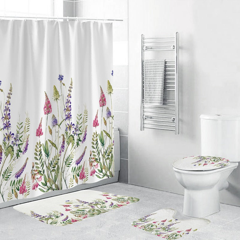 Bohemian Style 3D Water and Mold Proof Shower Curtain