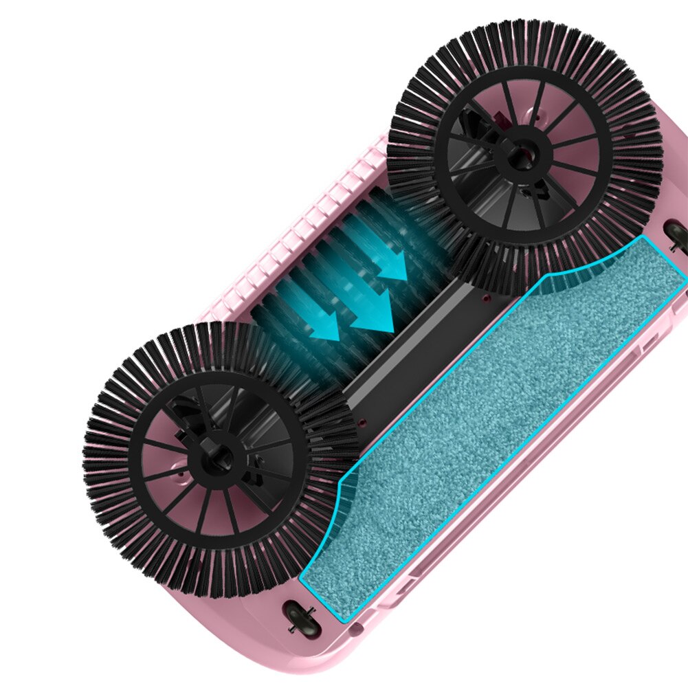 Hand Push Sweeper Household Broom Dustpan Mop Floor All-in-one