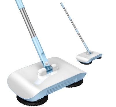 Hand Push Sweeper Household Broom Dustpan Mop Floor All-in-one