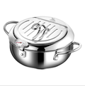 Household stainless steel tempura mini fryer