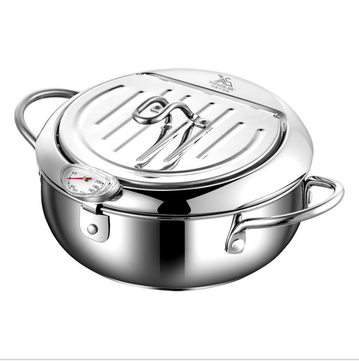 Household stainless steel tempura mini fryer