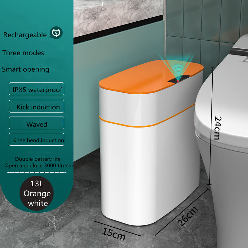 Smart Trash Can With Lid Bedside
