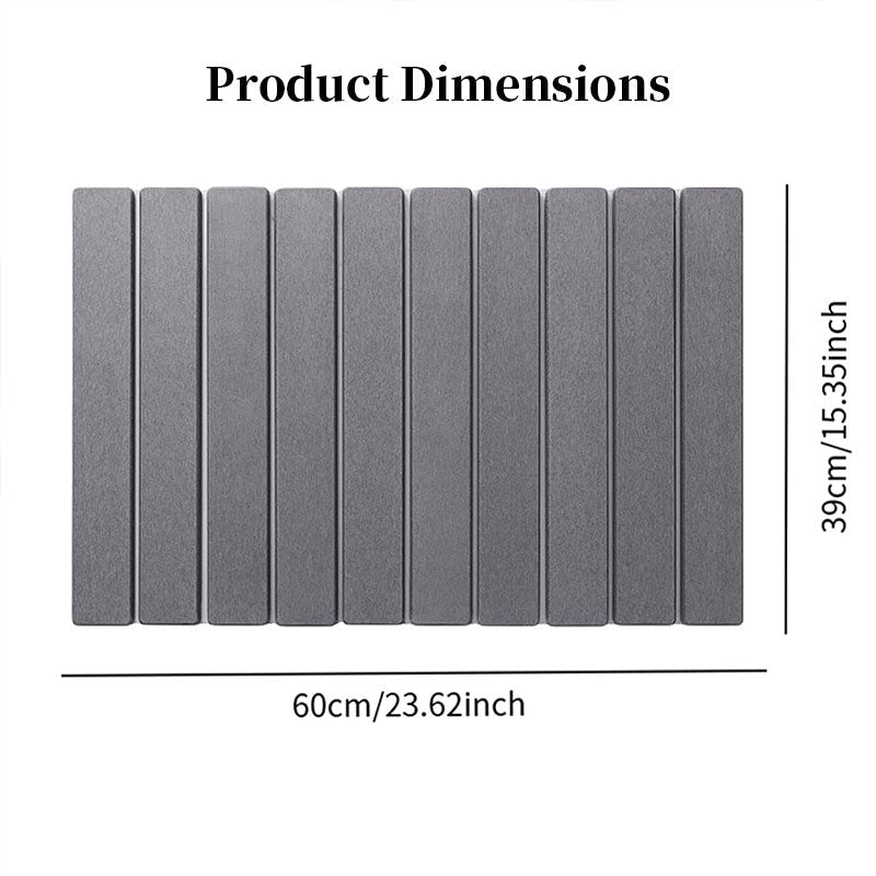 40x60cm Diatomite Bath Mat - Quick-Dry, High-Absorbent & Non-Slip, Hygienic