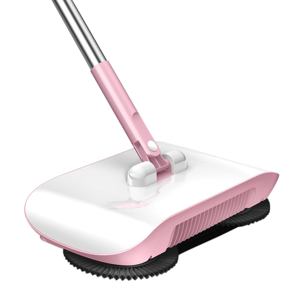 Hand Push Sweeper Household Broom Dustpan Mop Floor All-in-one