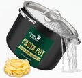 Stainless Steel Pasta Pot with Strainer Lid (5.5 Qt)