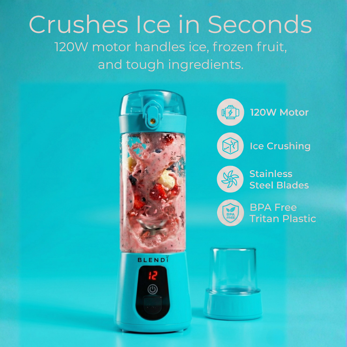 Pro+ Ice Crushing Portable Blender (17oz)
