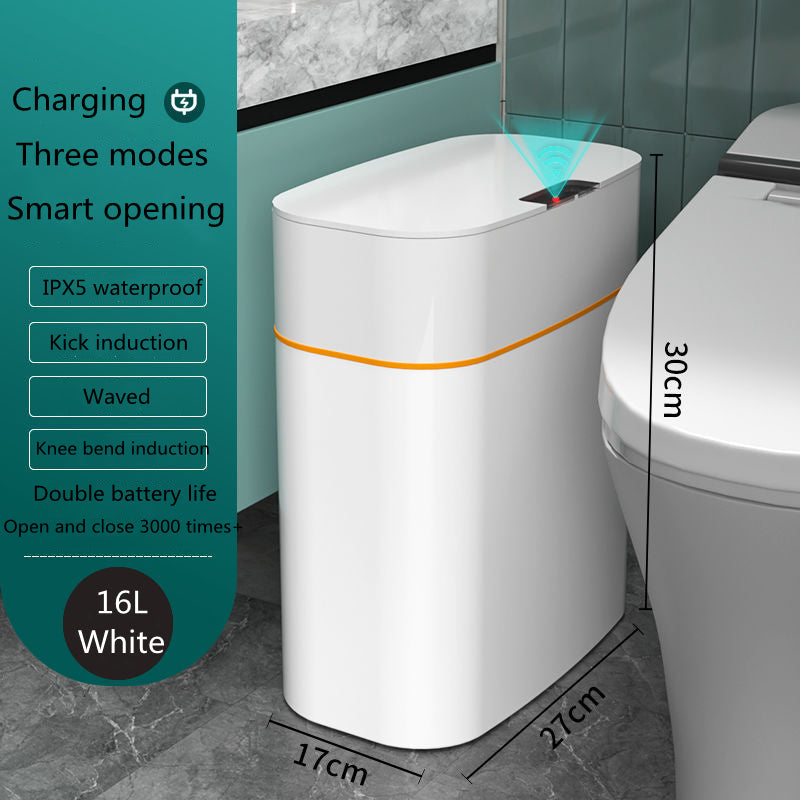 Smart Trash Can With Lid Bedside