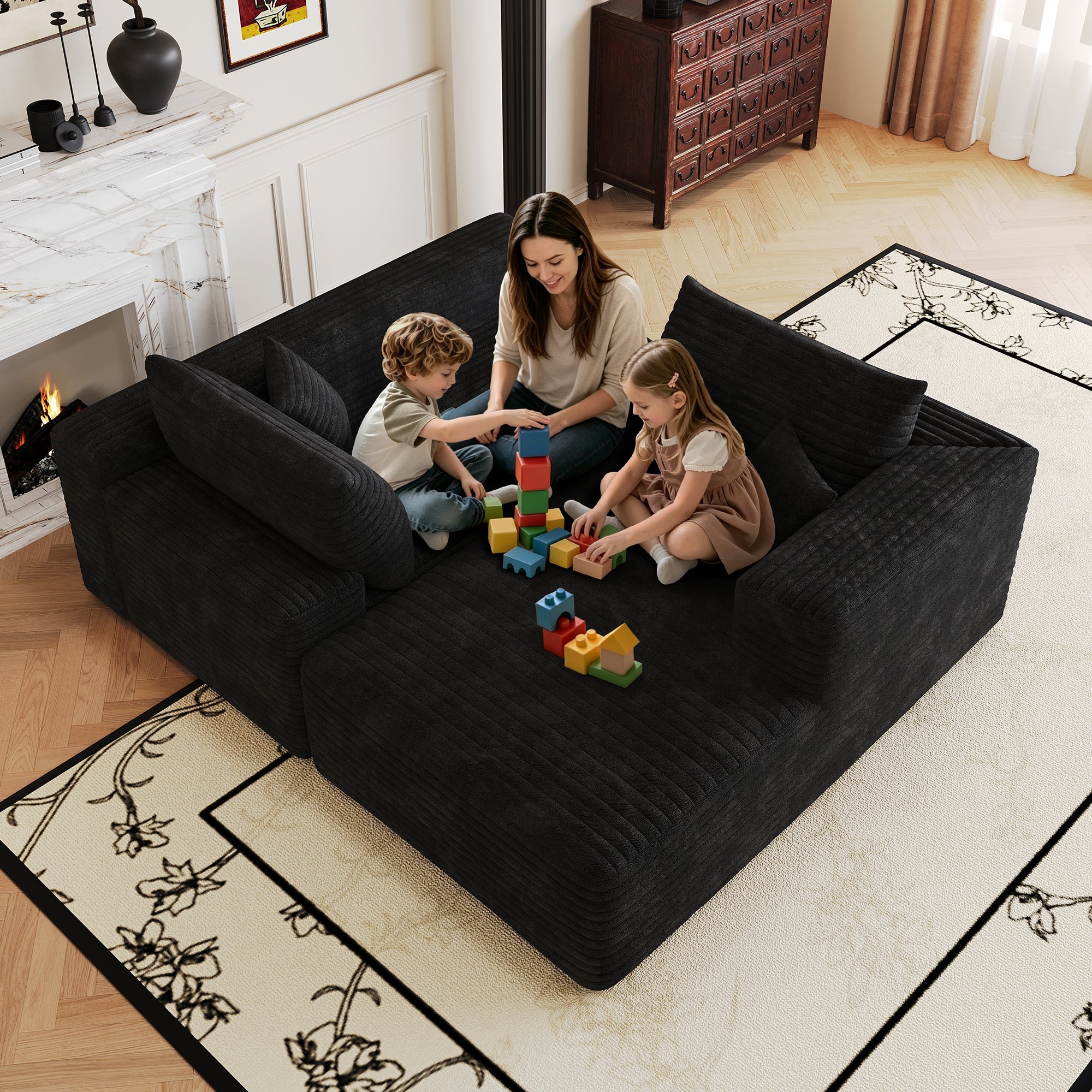 103" Cloud Sectional Sofa