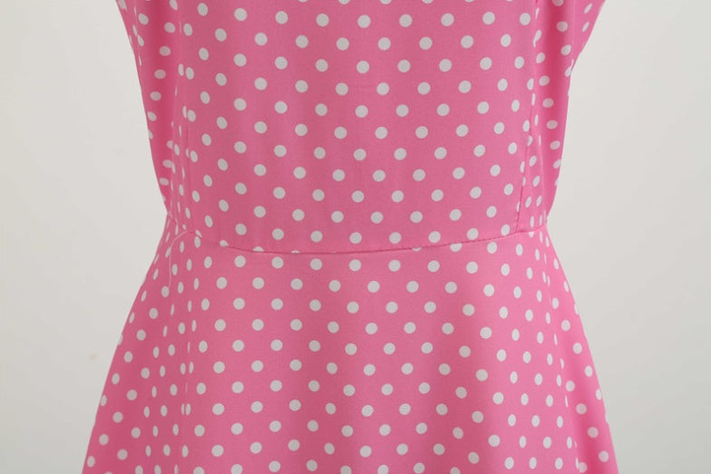 Women's Retro Print Midi Dress