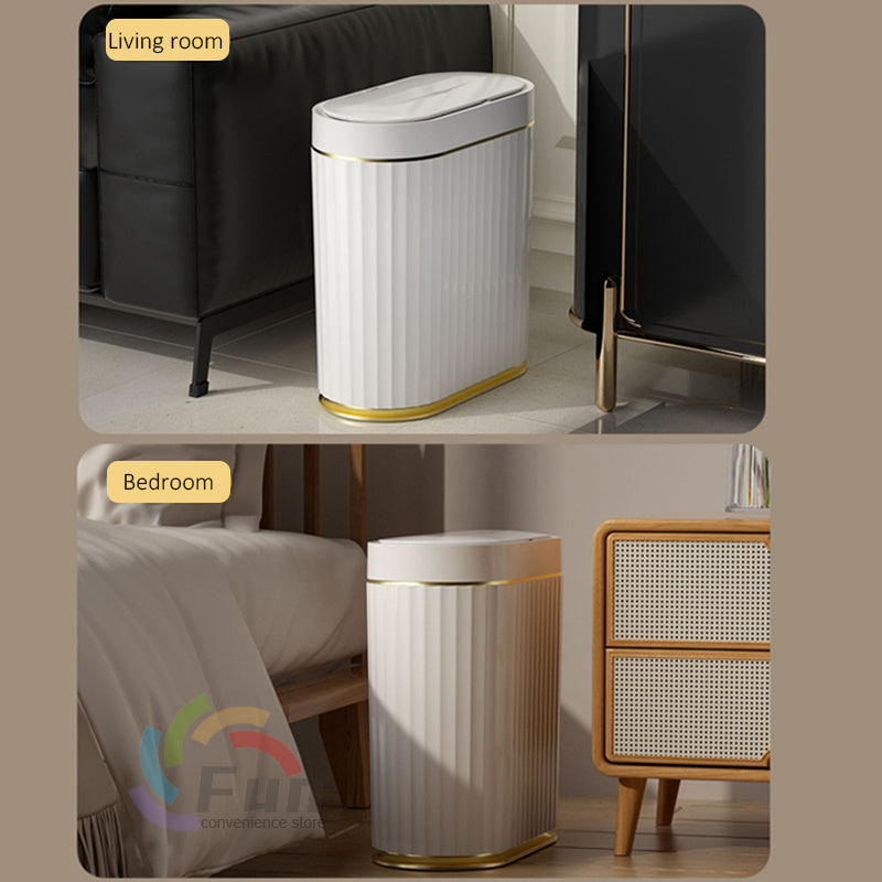Smart Trash Can With Lid Bedside