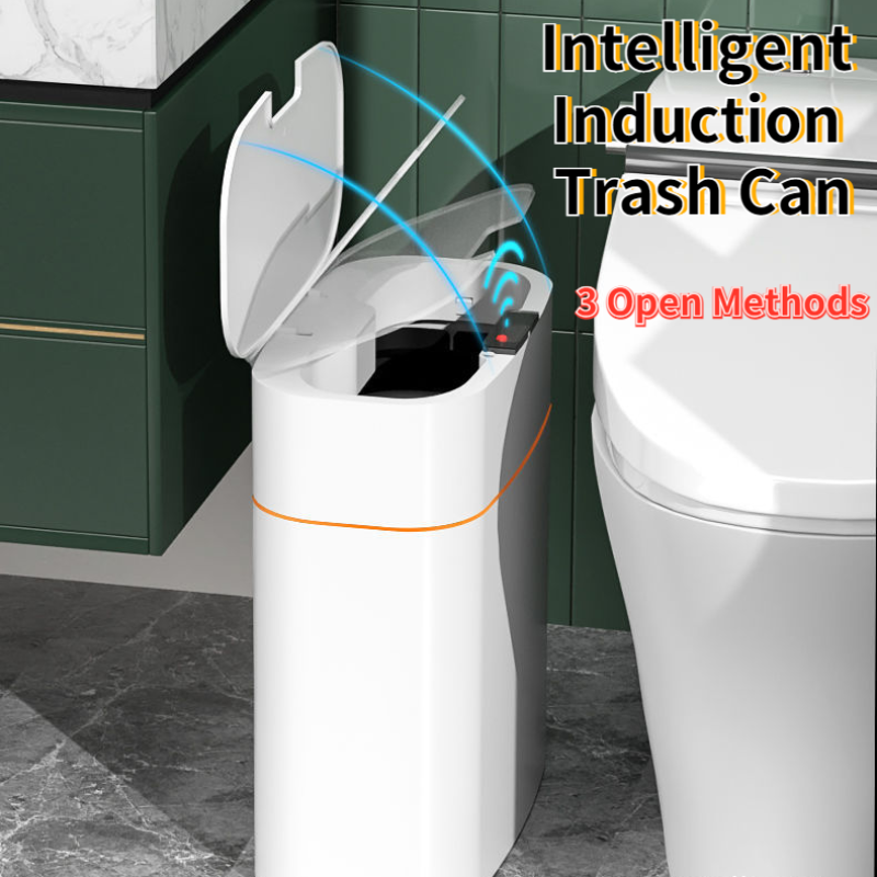 Smart Trash Can With Lid Bedside