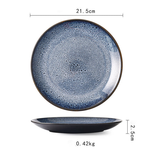 Vintage Japanese Style Ceramic Plates