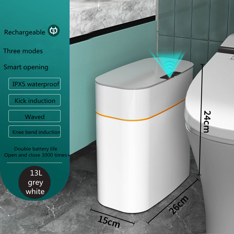 Smart Trash Can With Lid Bedside
