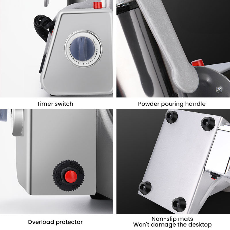 3000W, 800G Parts - Free Large Capacity Grinder. Grinds grains, coffee, spices, herbs