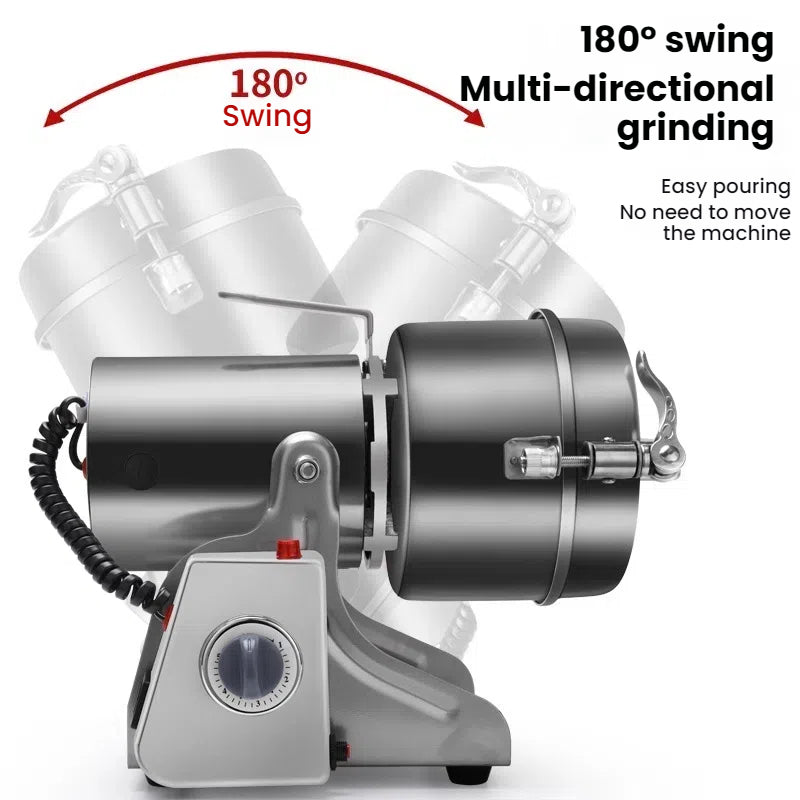3000W, 800G Parts - Free Large Capacity Grinder. Grinds grains, coffee, spices, herbs
