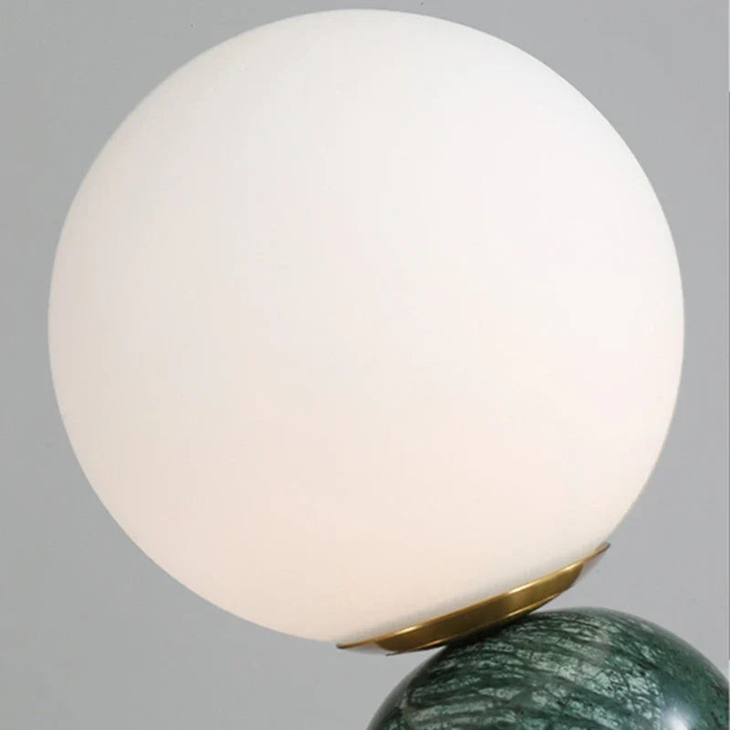 Nordic Marble Round Glass Table Lamp