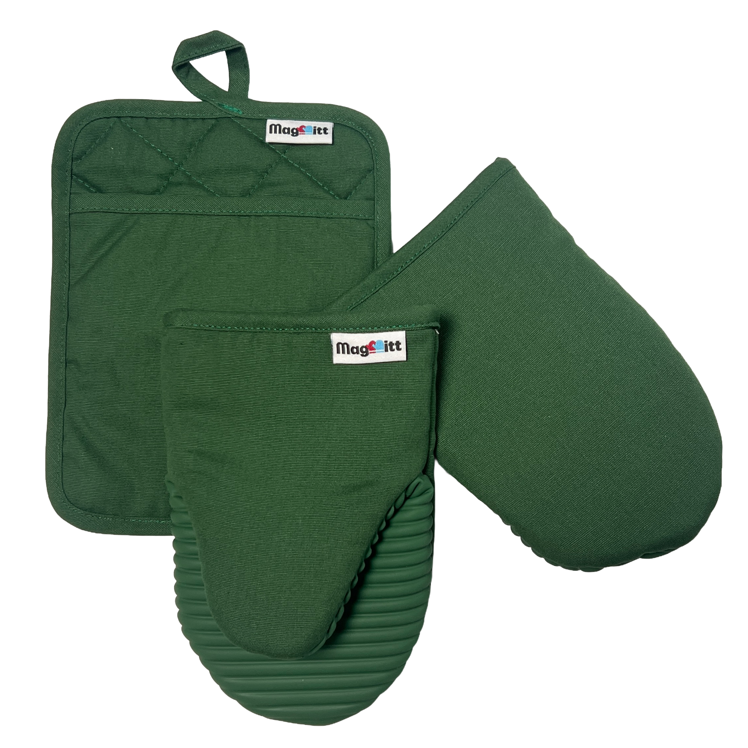 The MagMitt 3 Piece Set (Basil Green)