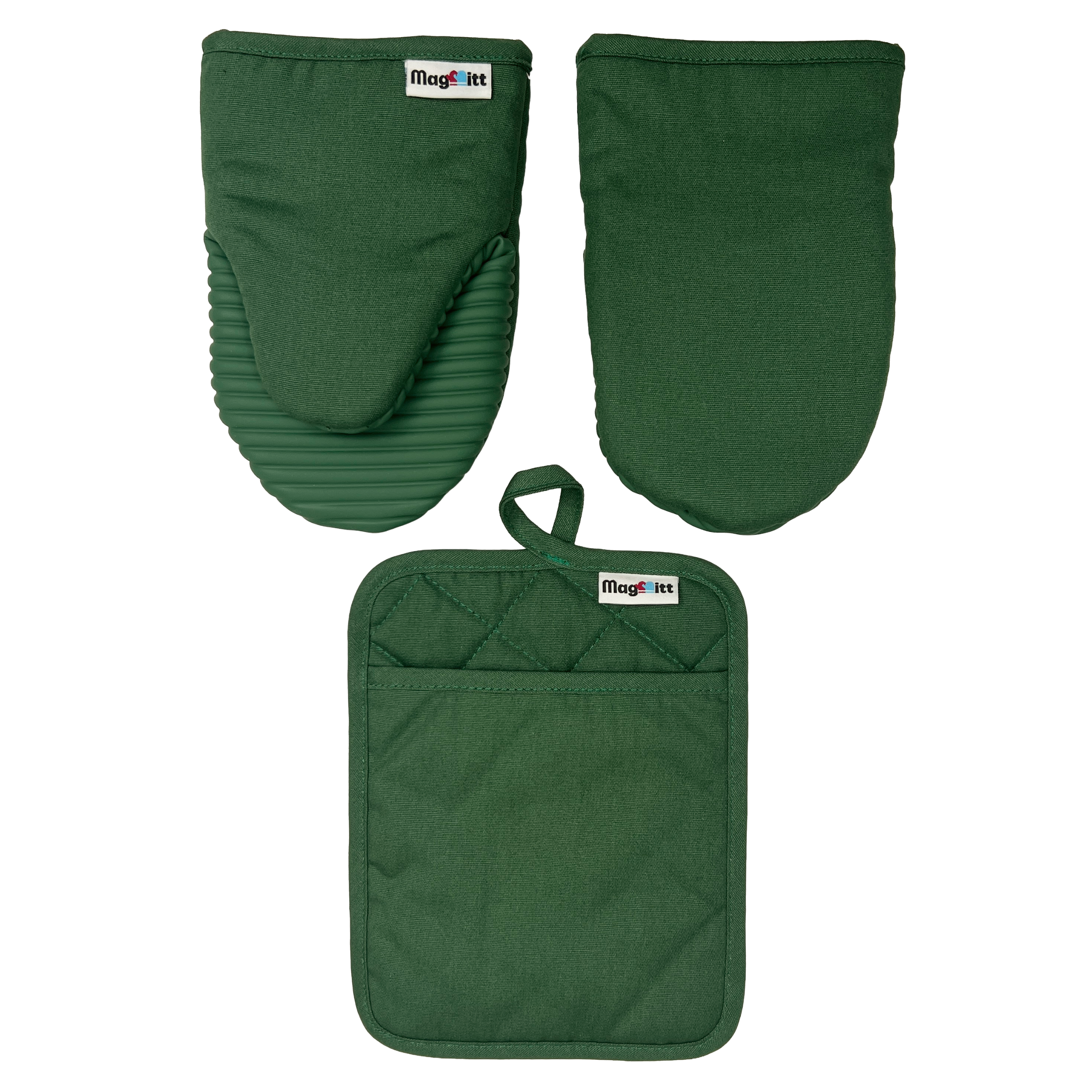 The MagMitt 3 Piece Set (Basil Green)
