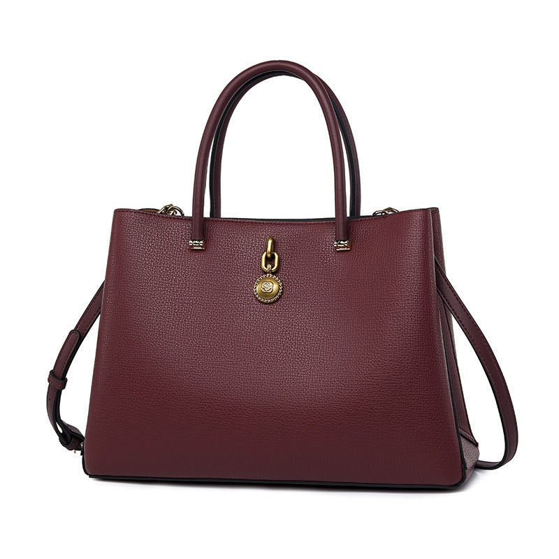 Large Capacity Totes High Grade Light Luxury Handbag Office Cross Body Single Shoulder