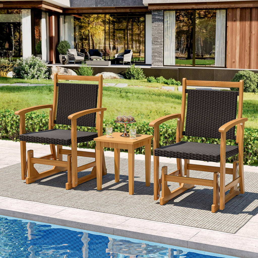 Patio Rattan Glider