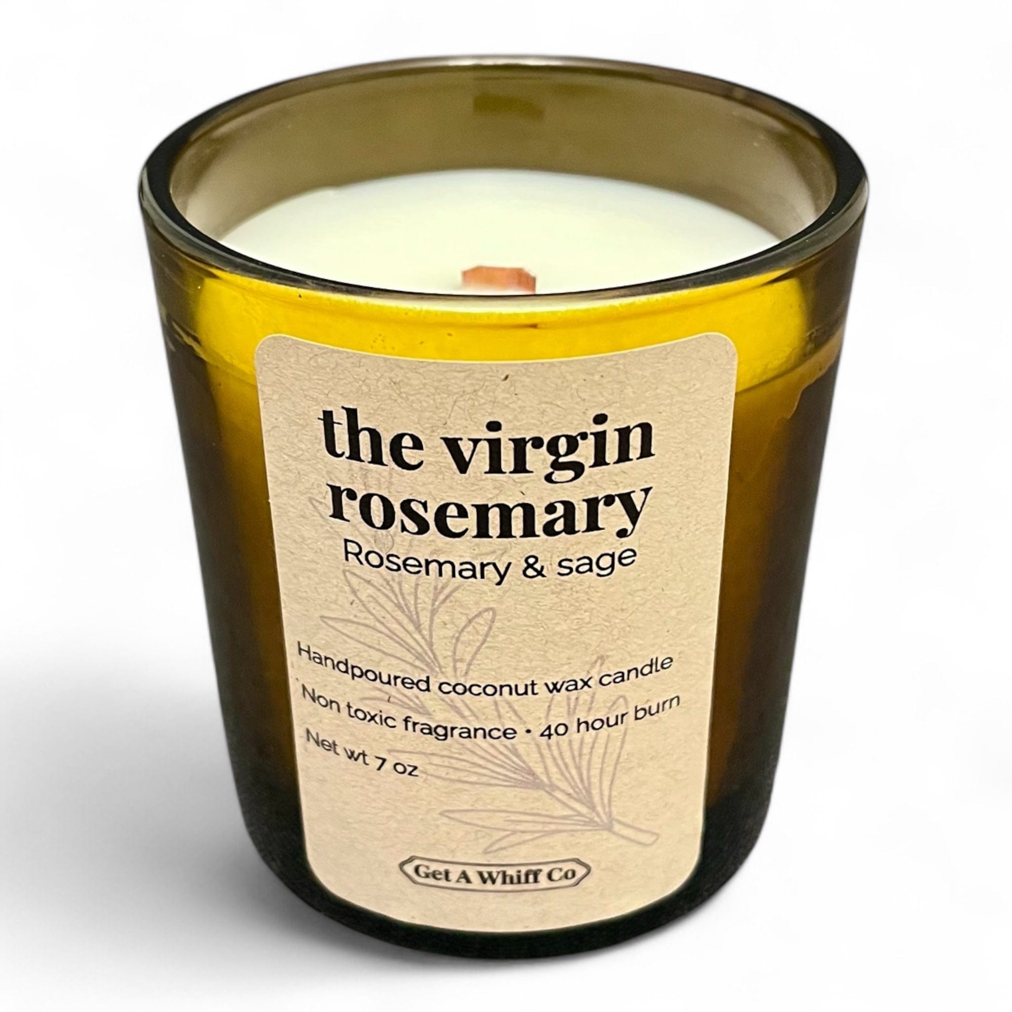 Minimalist Amber Candles — Choose Your Scent