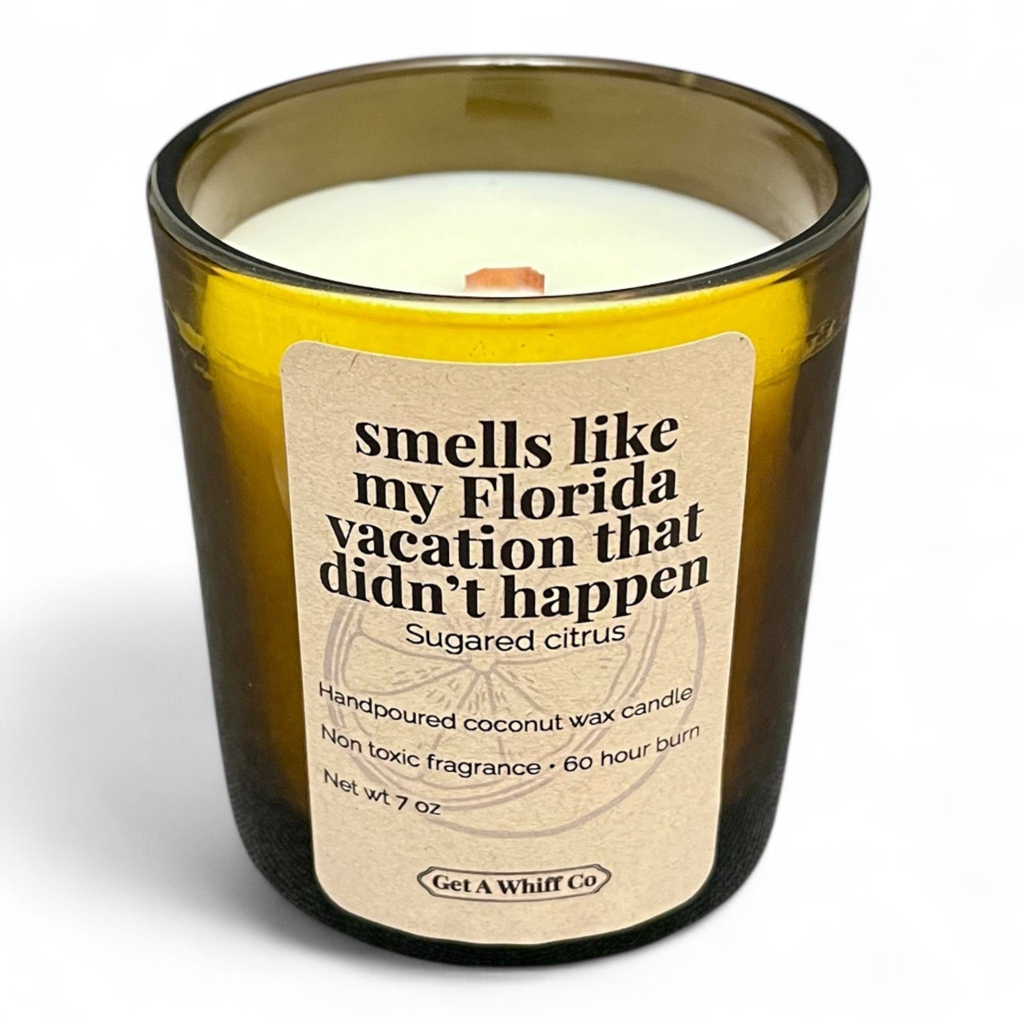 Minimalist Amber Candles — Choose Your Scent