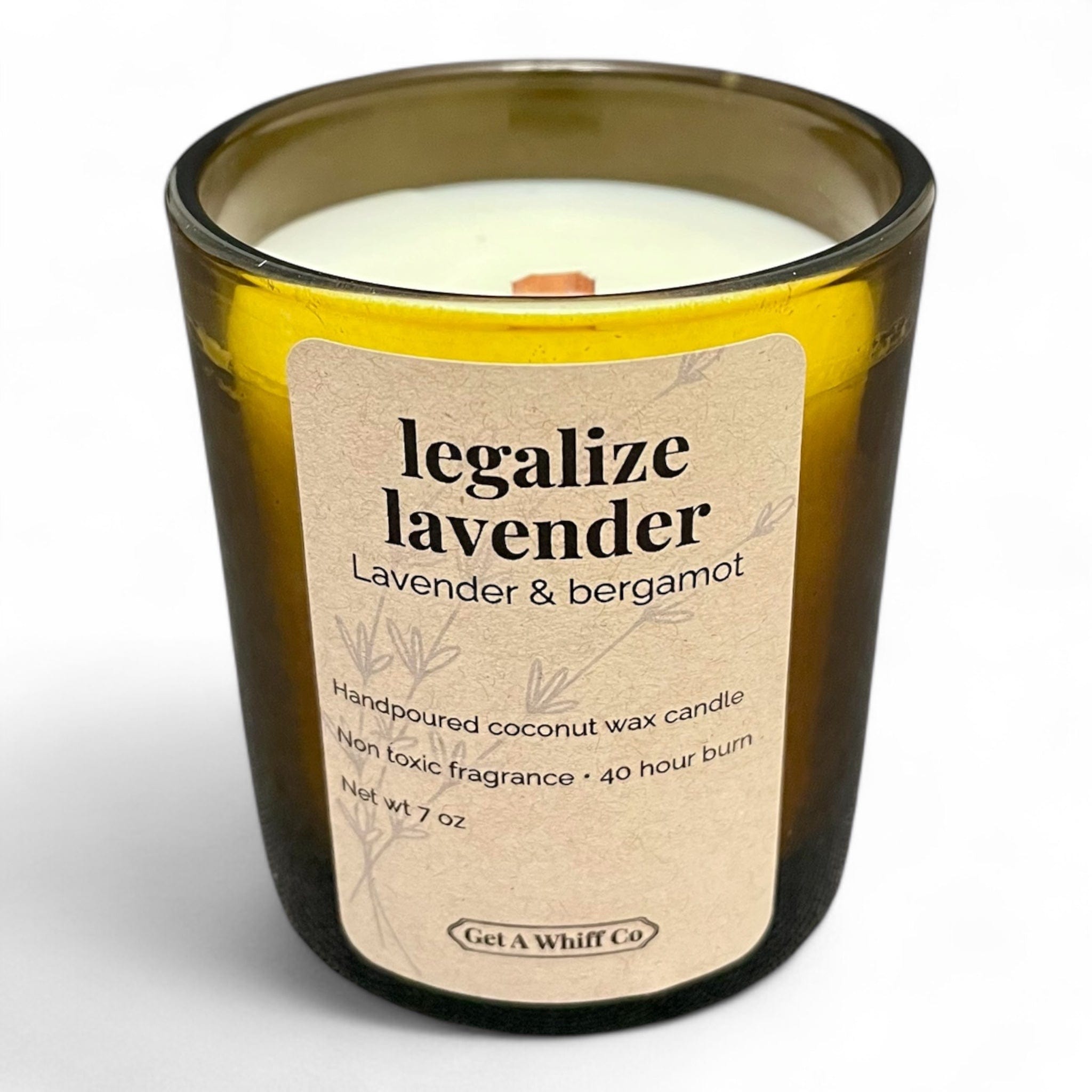 Minimalist Amber Candles — Choose Your Scent