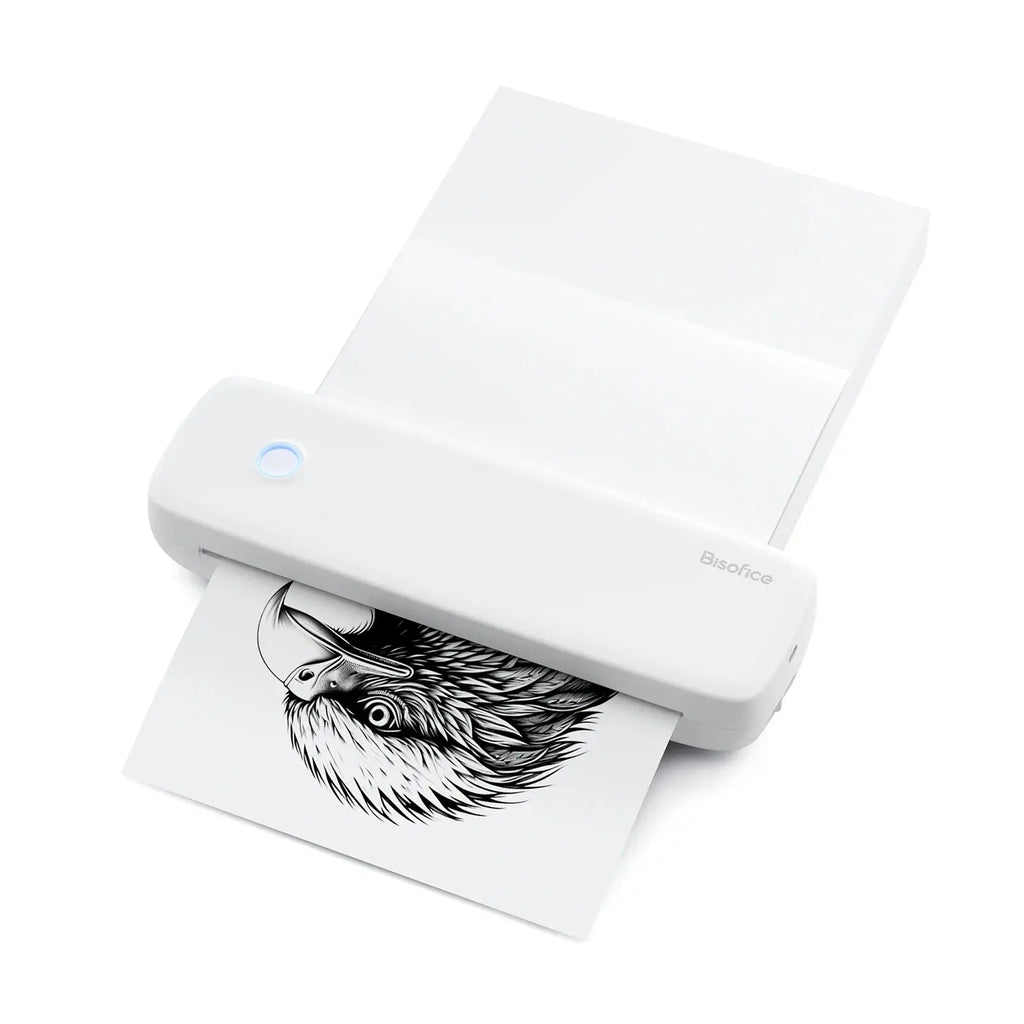 Portable Thermal Transfer Printer Wireless Connect with Mobile Computer