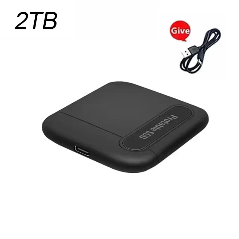 Original External for Laptop PC Desktop Hard Drive Portable SSD 2TB Hard Disk SSD USB3.1 Solid Drive Storage Device