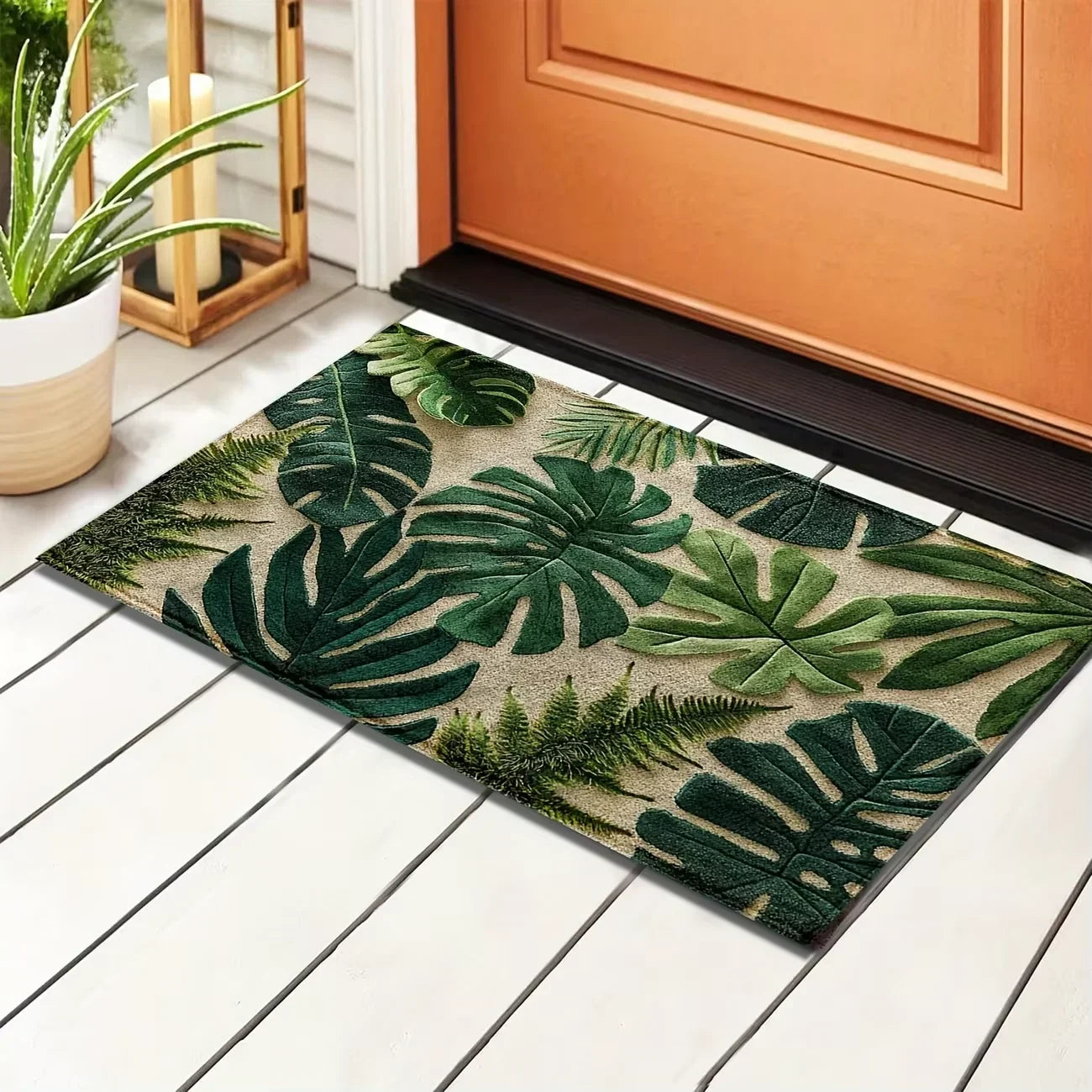 VIKAMA Colorful Flower Carpet Doormat Waterproof