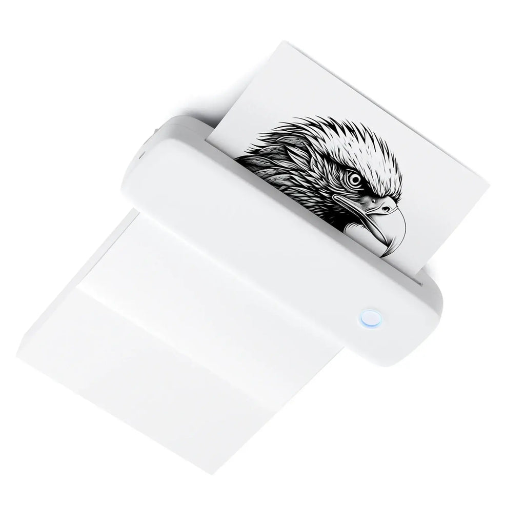 Portable Thermal Transfer Printer Wireless Connect with Mobile Computer