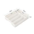 Multi Compartment Cutlery Tray Kitchen Drawer Organizer For Spoons