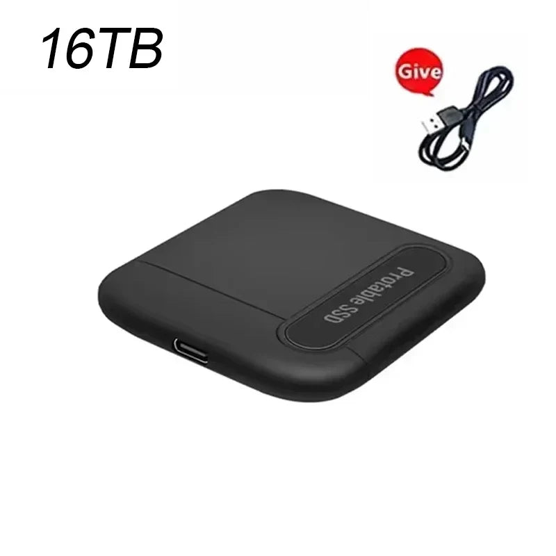 Original External for Laptop PC Desktop Hard Drive Portable SSD 2TB Hard Disk SSD USB3.1 Solid Drive Storage Device