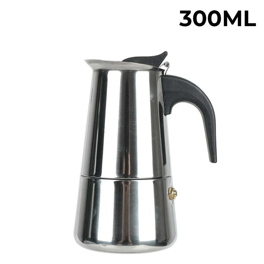 50ml-600ml Moka Pot Aluminum Household Stove Top Percolator