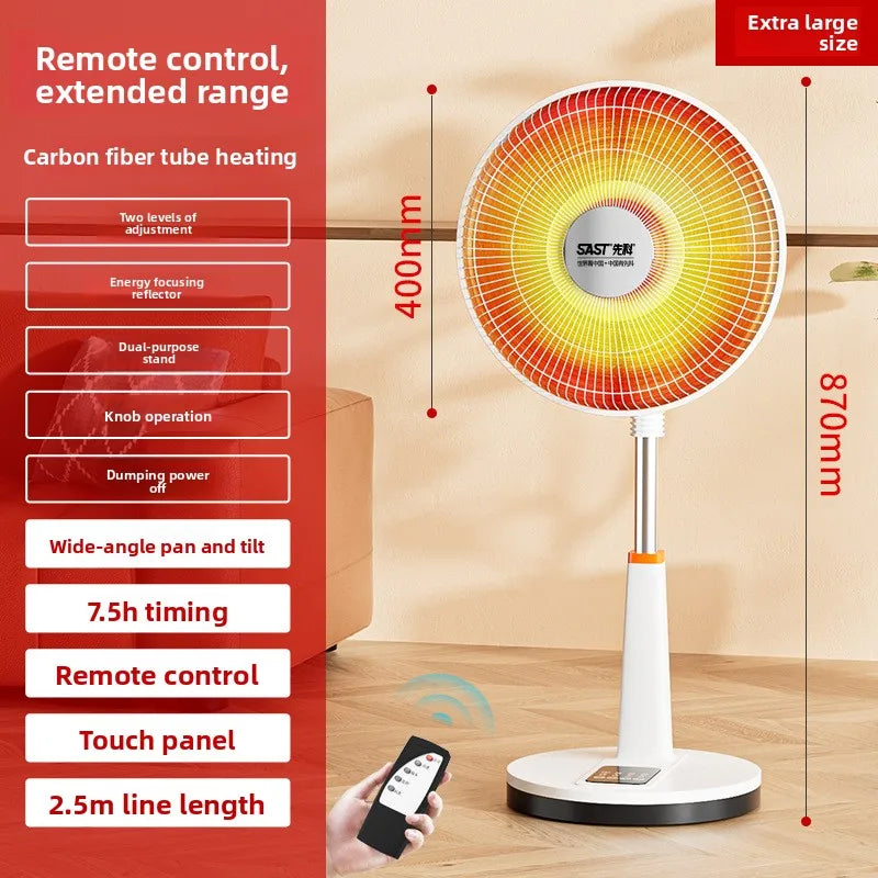 Portable Electric Patio Heater Outdoor Energy Efficient Rapid Heating Silent Compact Camping Balcony Brasero Fire Pit Aquecedor