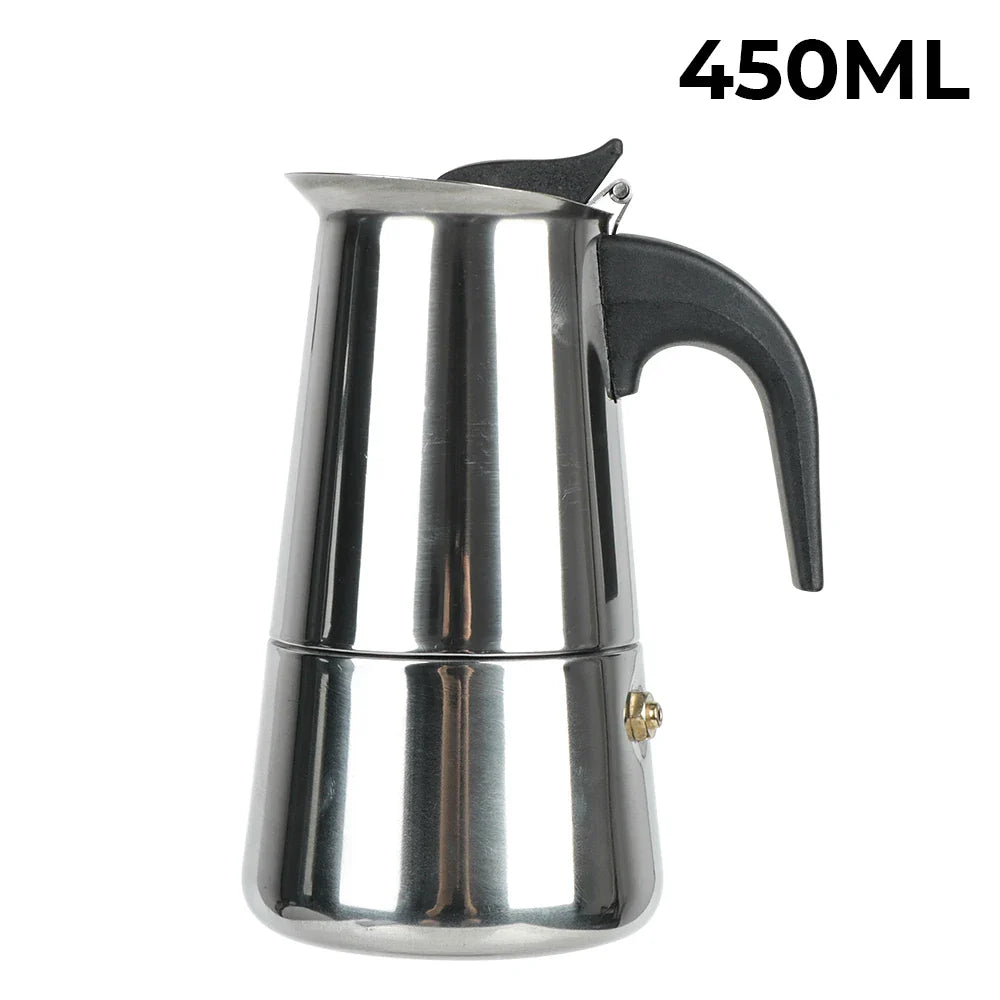 50ml-600ml Moka Pot Aluminum Household Stove Top Percolator