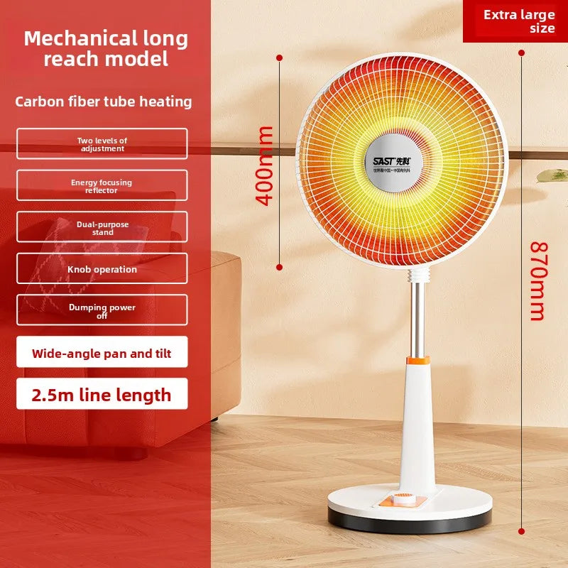 Portable Electric Patio Heater Outdoor Energy Efficient Rapid Heating Silent Compact Camping Balcony Brasero Fire Pit Aquecedor