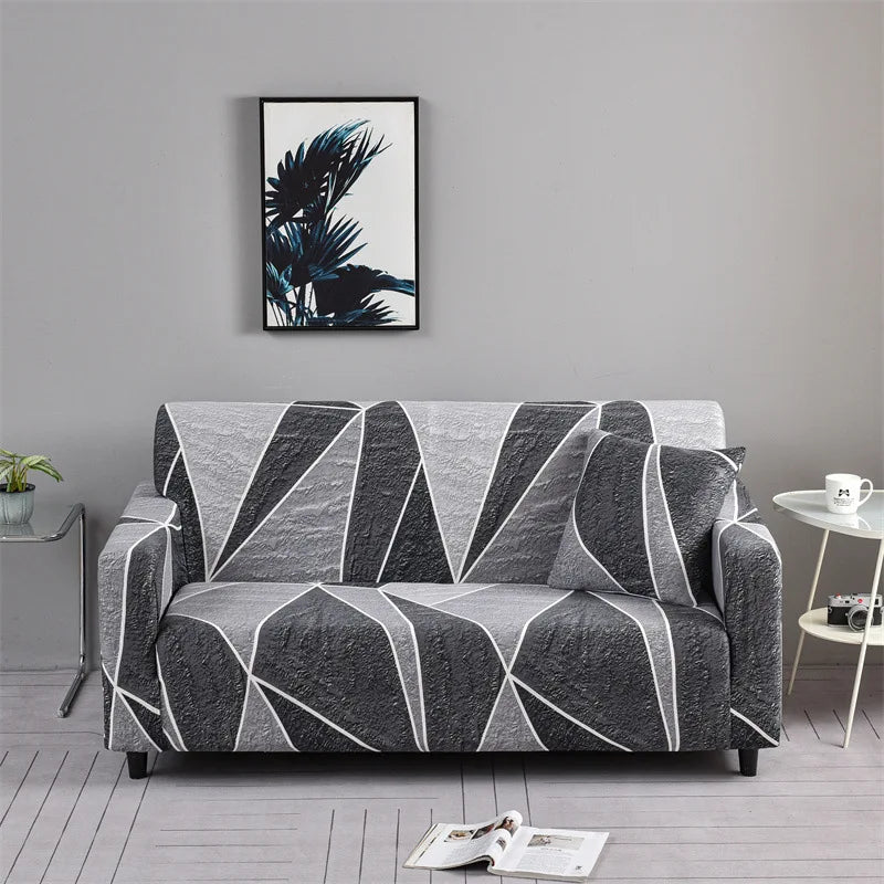 1pc Flower Printed Elastic Sofa Cover Spandex Furniture Protector