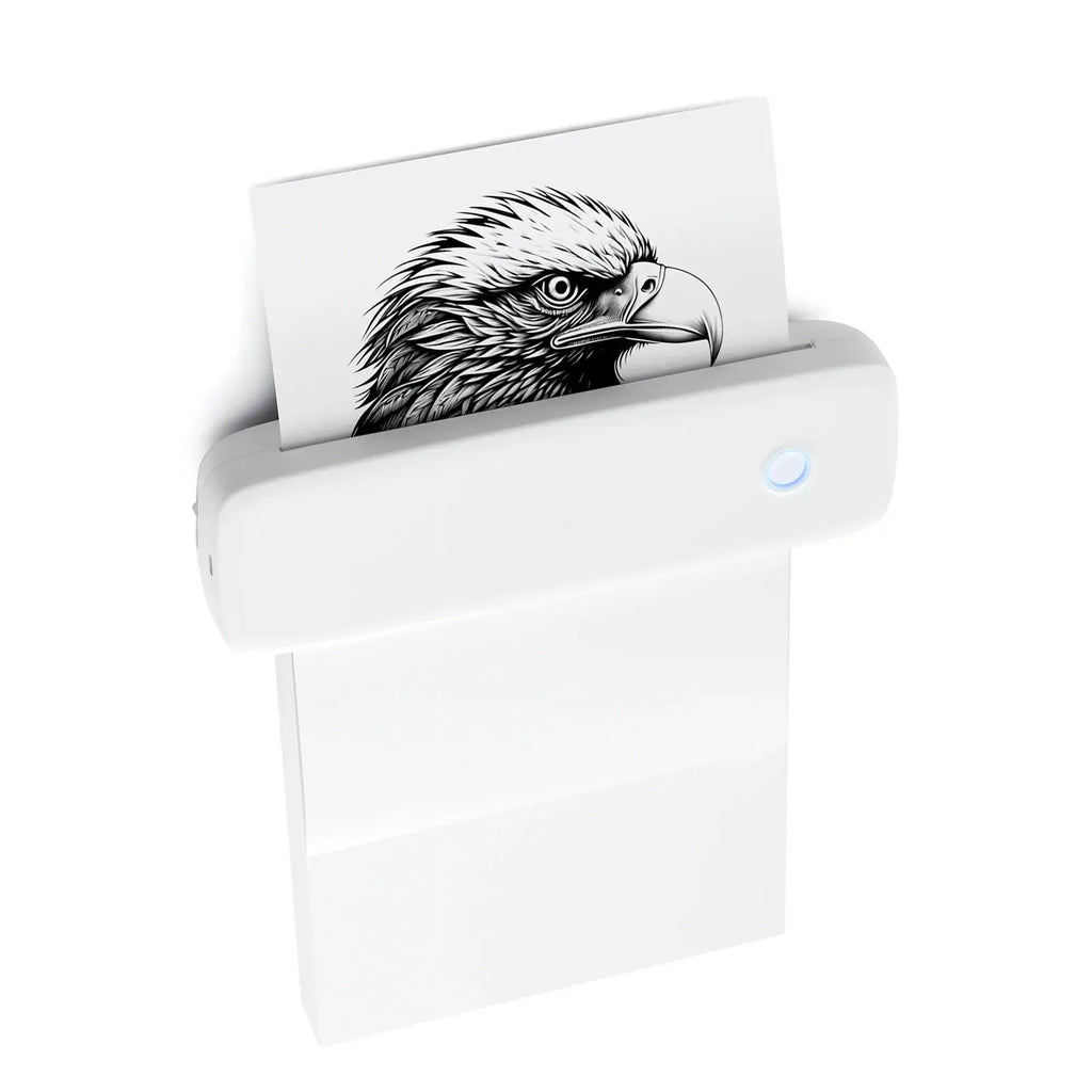 Portable Thermal Transfer Printer Wireless Connect with Mobile Computer