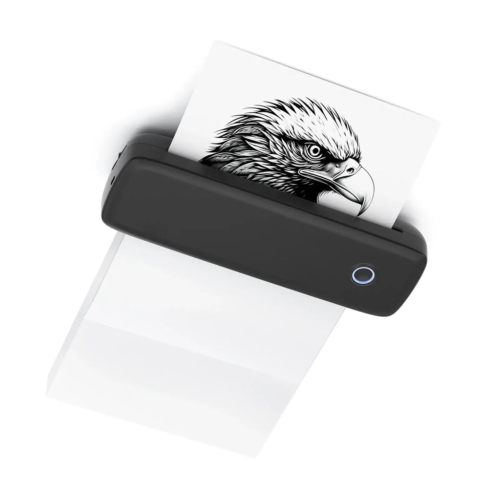 Portable Thermal Transfer Printer Wireless Connect with Mobile Computer