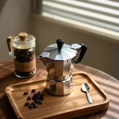 50ml-600ml Moka Pot Aluminum Household Stove Top Percolator